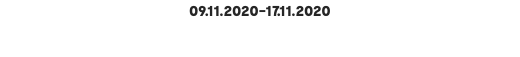 09.11.2020-17.11.2020 